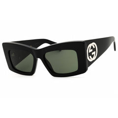 Gucci Women's Sunglasses - Black Acetate Full Rim Cat Eye Shape Frame | GG1842S 001