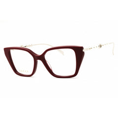 Gucci Women's Eyeglasses - Shiny Solid Burgundy Acetate Full Rim Frame | GG1969O 004