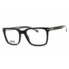 Hugo Boss Men's Eyeglasses - Black Plastic Rectangular Shape Frame | 1602/US 0807 00