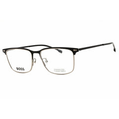 Hugo Boss Men's Eyeglasses - Matte Black Metal Rectangular Frame | 1224/F 0003 00