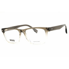Hugo Boss Men's Eyeglasses - Grey Shaded Crystal Acetate Full Rim | 1354/U 0FS2 00