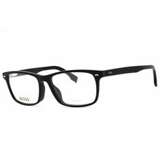 Hugo Boss Men's Eyeglasses - Black Plastic Rectangular Shape Frame | 1478/F 0807 00