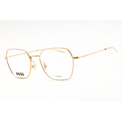 Hugo Boss Women's Eyeglasses - Rose Gold Metal Rectangular Shape Frame | 1534 0000 00