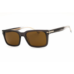 Hugo Boss Men's Sunglasses - Grey Plastic Rectangular Full Rim Frame | 1628/S 0KB7 70