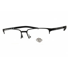 Harley Davidson Eyeglasses - Men's Matte Black Cat Eye Half Rim, 55mm | HD50019 002
