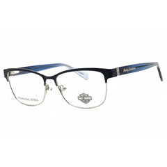 Harley Davidson Men's Eyeglasses - Matte Blue Metal Cat Eye Shape Frame | HD50057 091