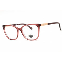 Harley Davidson Women's Eyeglasses - Shiny Pink Acetate Full Rim Frame | HD50075 072