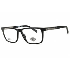 Harley Davidson Men's Eyeglasses - Shiny Black Rectangular Shape Frame | HD50093 001