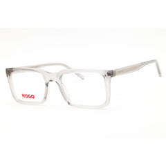 Hugo Men's Eyeglasses - Grey Plastic Rectangular Full Rim Frame | HG 1317 0KB7 00