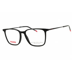 Hugo Men's Eyeglasses - Black/Red Plastic Rectangular Shape Frame | HG 1288 0OIT 00