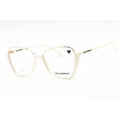 Karl Lagerfeld Women's Eyeglasses - Cat Eye Shape Metal Full Rim Frame | KL354 105