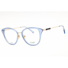 Kate Spade Women's Eyeglasses - Blue Glitter Metal Cat Eye Frame | HALLIE/G 0JOO 00