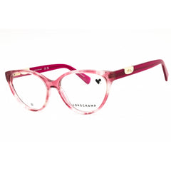 Longchamp Women's Eyeglasses - Cat Eye Shape Acetate Full Rim Frame | LO2764 651