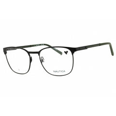 Nautica Men's Eyeglasses - Matte Black Metal Round Shape Full Rim Frame | N7343 005