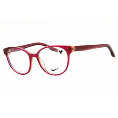 Nike Women's Eyeglasses - Crystal Berry/Pink Acetate Full Rim Cat Eye Frame | 7164 654