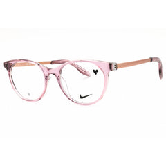 Nike Women's Eyeglasses - Mauve/Pink Laminate Acetate Cat Eye Shape Frame | 7173 556