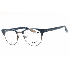 Nike Women's Eyeglasses - Ashen Slate/Gunmetal Metal Full Rim Round Frame | 8402 458
