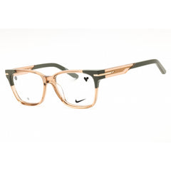 Nike Women's Eyeglasses - Sand/Sage Acetate Full Rim Rectangular Frame | 7179 271
