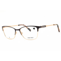 Nine West Women's Eyeglasses - Charcoal Metal Rectangular Shape Frame | NW1106 014