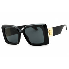 Versace Women's Sunglasses - Oversized Shape Black Plastic Frame | 0VE4467U GB1/87