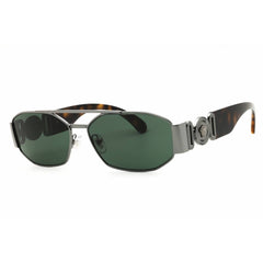 Versace Unisex Sunglasses - Gunmetal Metal Full Rim Oval Shape Frame | 0VE2287 100171