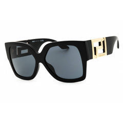 Versace Women's Sunglasses - Oversized Black Acetate Full Rim Frame | 0VE4402 GB1/87