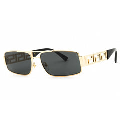 Versace Men Sunglasses - Gold Metal Full Rim Rectangular Shape Frame | 0VE2257 100287