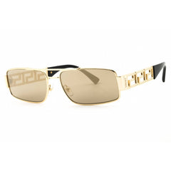 Versace Men Sunglasses - Gold Metal Full Rim Rectangular Shape Frame | 0VE2257 10025A