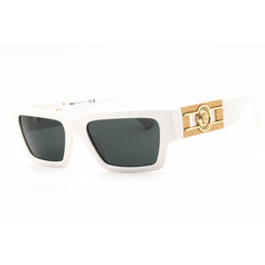 Versace Men's Sunglasses - Rectangular White Acetate Full Rim Frame | 0VE4459 314/87