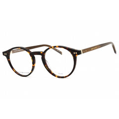 Tommy Hilfiger Men's Eyeglasses - Havana Acetate Full Rim Round Frame | TH 1813 086