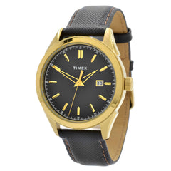 Timex Women's Watch - Torrington Quartz Black Dial Leather Strap Date | TW2R904009J