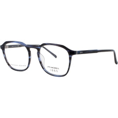 1880-Morel Men's Eyeglasses - Blue/Black Plastic Square Full Rim Frame | 60103M BB03