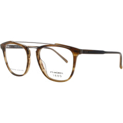 1880-Morel Men's Eyeglasses - Brown/Gunmetal Plastic Full Rim Frame | 60118M TG12