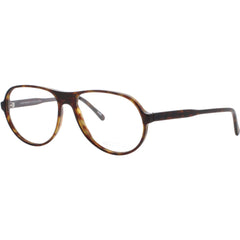 Andy Wolf Men's Eyeglasses - Brown Acetate Aviator Shape Full Rim Frame | 4531 B