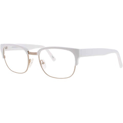 Andy Wolf Men's Eyeglasses - White Metal/Acetate Cat Eye Shape Full Rim Frame | 4520 G