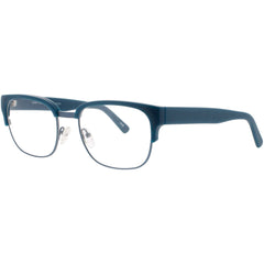 Andy Wolf Men's Eyeglasses - Blue Metal/Acetate Cat Eye Shape Full Rim Frame | 4520 H
