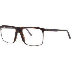 Andy Wolf Men's Eyeglasses - Brown Metal/Acetate Square Full Rim Frame | BLAISE B