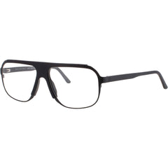 Andy Wolf Men's Eyeglasses - Black Metal/Acetate Oversized Full Rim Frame | ENOCH A
