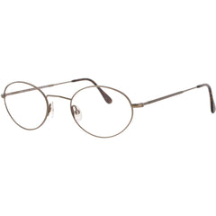 Andy Wolf Unisex Eyeglasses - Gold Metal Oval Shape Full Rim Frame | 4711 D