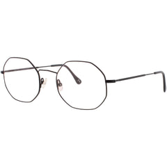 Andy Wolf Unisex Eyeglasses - Black Metal Geometric Shape Full Rim Frame | 4729 E