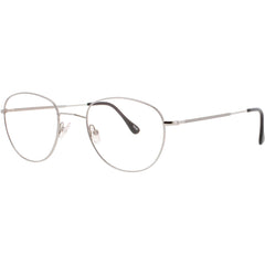 Andy Wolf Unisex Eyeglasses - Silver Metal Oval Shape Full Rim Frame | 4733 A