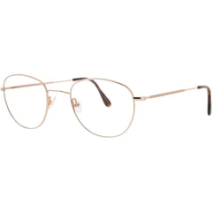 Andy Wolf Unisex Eyeglasses - Gold Metal Oval Shape Full Rim Frame | 4733 B