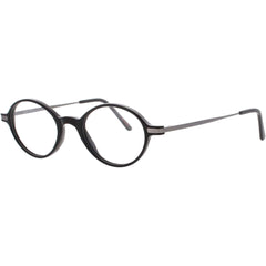 Andy Wolf Unisex Eyeglasses - Black Metal/Acetate Oval Shape Full Rim Frame | 4551 A
