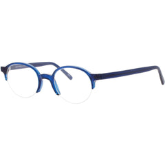 Andy Wolf Unisex Eyeglasses - Blue Acetate Oval Shape Full Rim Frame | 4555 G