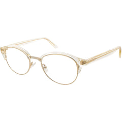 Andy Wolf Unisex Eyeglasses - Crystal/Yellow Metal/Acetate Full Rim Frame | 4543 C