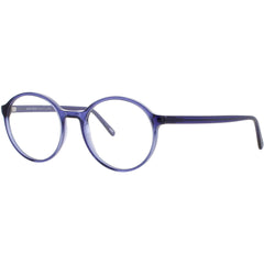 Andy Wolf Unisex Eyeglasses - Blue Acetate Round Shape Full Rim Frame | 4534 E