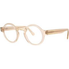 Andy Wolf Unisex Eyeglasses - Brown Acetate Round Shape Full Rim Frame | 4522 C