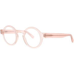 Andy Wolf Unisex Eyeglasses - Pink Acetate Round Shape Full Rim Frame | 4522 G