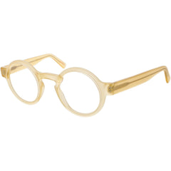 Andy Wolf Unisex Eyeglasses - Yellow Acetate Round Shape Full Rim Frame | 4522 H