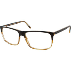 Andy Wolf Unisex Eyeglasses - Brown Acetate Rectangular Shape Full Rim Frame | 4525 F
